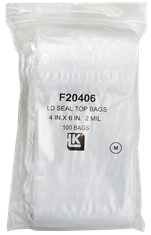 Zip Lock Bag - 4x6 (2 Mil) Clear