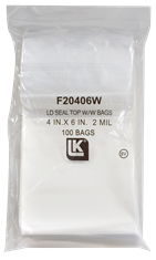 Zip Lock Bag - 4x6 (2 Mil) - Write On