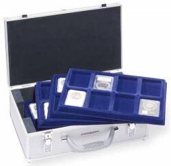 Lighthouse Aluminum Coin Case (12-Tray Size) -- Silver