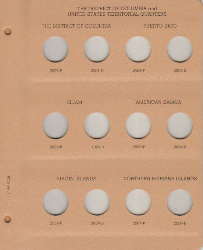 Dansco Album 7144: Statehood Quarters P&D, 2009