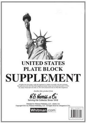 HE Harris Stamp Album Supplement -- US Plate Block