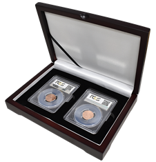 Universal Wood Display Box - 2 Slab