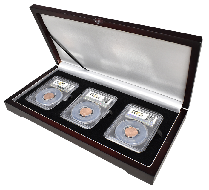 Universal Wood Display Box - 3 Slab