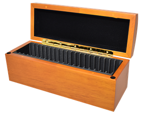 Wood Display Box - 20 NGC or PCGS slabs Wood Display Box - 20 NGC or PCGS slabs