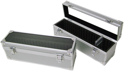 20 Slab Aluminum Box - Clear Top