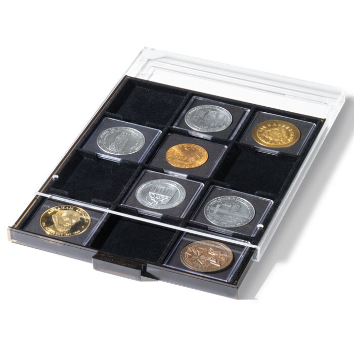 Lighthouse Coin Drawer for 2.5x2.5 Holders - Black