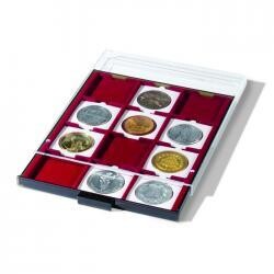 Lighthouse Coin Drawer for 2.5x2.5 Holders - Burgandy Lighthouse Coin Drawer for 2.5x2.5 Holders - Burgandy