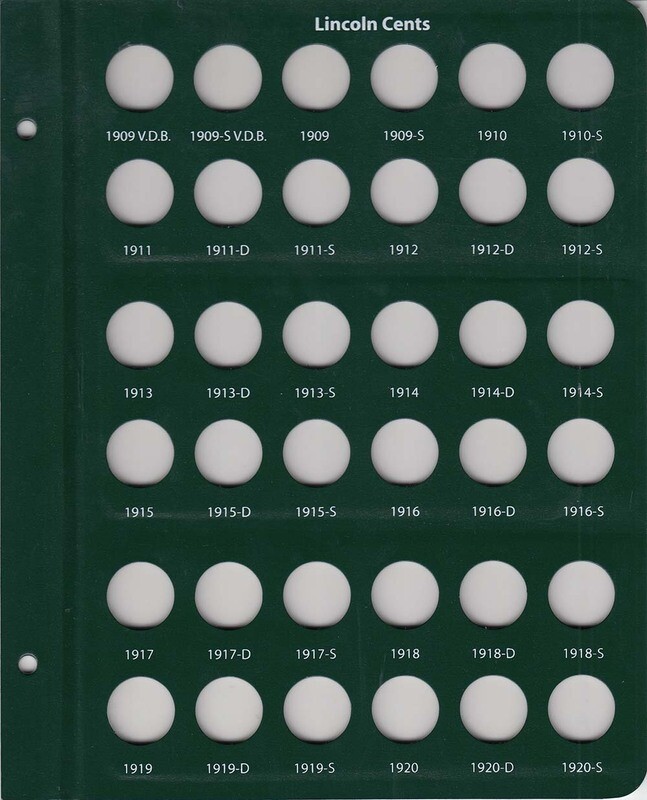 Intercept Shield Album: Lincoln Cents 1909-2007
