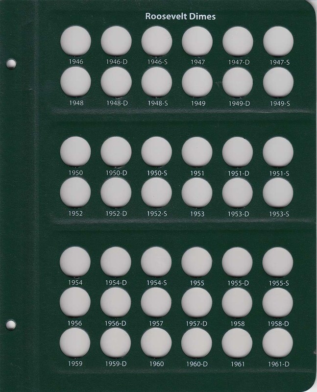 Intercept Shield Album: Roosevelt Dimes 1946-2002