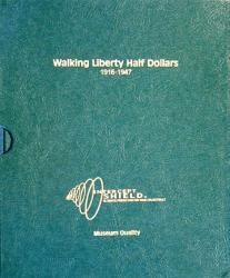 Intercept Shield Album: Walking Liberty Half Dollars 1916-1947