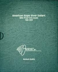 Intercept Shield Album: American Eagle Silver Dollars 1986-2003 (w/PR)