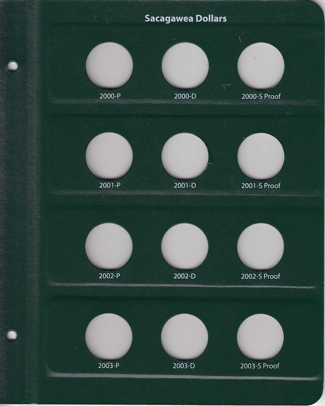Intercept Shield Album: Sacagawea Dollars 2000-2011 (With Proofs)