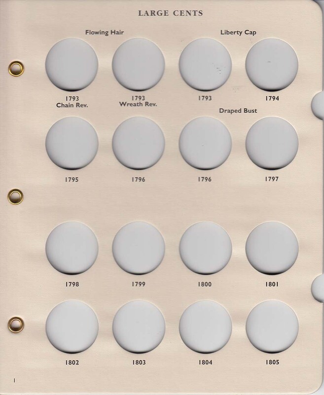 Littleton Album Large Cents 1793-1857