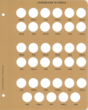 Dansco Replacement Page 7113-2/8113-2: Jefferson Nickels (1949-D to 1964)