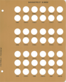 Dansco Replacement Page 7125-1/8125-1: Roosevelt Dimes (1946 to 1962)