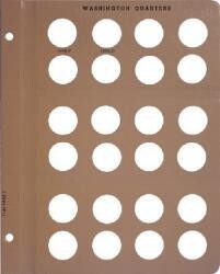 Dansco Replacement Page 7140-7: Washington Quarters (1998-P to 1998-D)