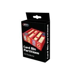 Collectible Card Bin Partitions -Red