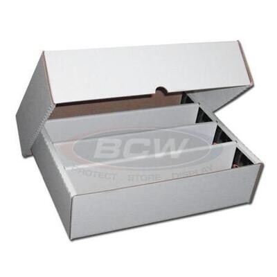 BCW Trading Card Box -- 3200 Count (Monster Box/Full Lid) - Bundle of 25