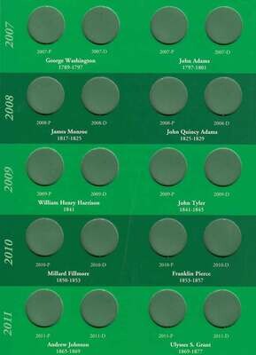 Littleton Folder Presidential Dollars P&D