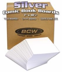 BCW Silver Comic Backing Boards -- Case of 1000 (Bulk) BCW Silver Comic Backing Boards -- Case of 1000 (Bulk)