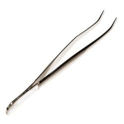 Lighthouse Deluxe Stamp Tongs -- Bent Spade Tip