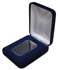 Velvet Coin Capsule Box - Holds 1oz Bar Capsule