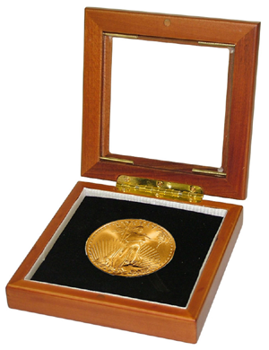 Guardhouse 5x5 Glass-top Wood Display Box