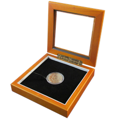 Guardhouse 5x5 Glass-top Wood Display Box - Holds Medium Sized Capsule - Cedar Guardhouse 5x5 Glass-top Wood Display Box - Holds Medium Sized Capsule - Cedar