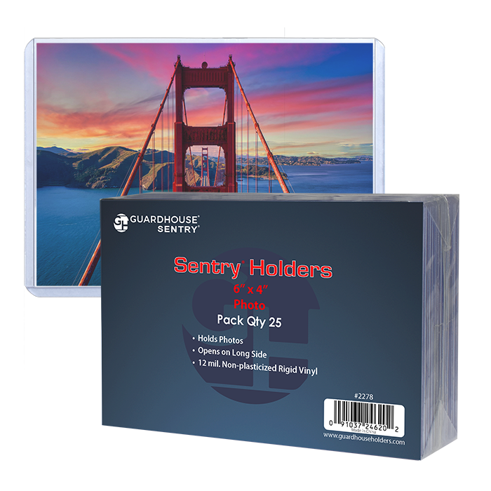 Photo, Post Card Sentry Holders - 6 x 4 (6 open)