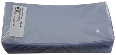 Large Currency Sleeve - 100 pack Large Currency Sleeve - 100 pack