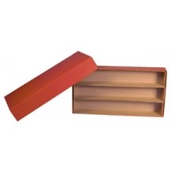 Triple Row 1.5x1.5 Box (10 inch) -- Red