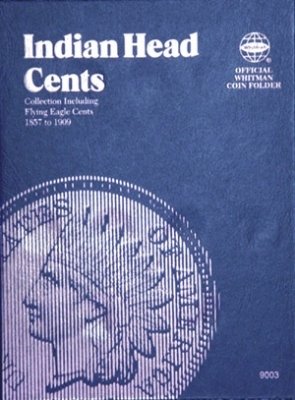 Whitman Folder 9003: Flying Eagle/Indian Cents, 1857-1909