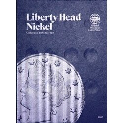Whitman Folder 9007: Liberty Head Nickels, 1883-1912