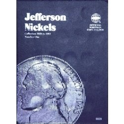 Whitman Folder 9009: Jefferson Nickels No. 1, 1938-1961