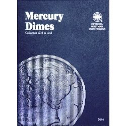 Whitman Folder 9014: Mercury Dimes, 1916-1945