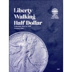 Whitman Folder 9021: Liberty Walking Half Dollars No. 1, 1916-1936