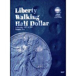Whitman Folder 9027: Liberty Walking Half Dollars No. 2, 1937-1947