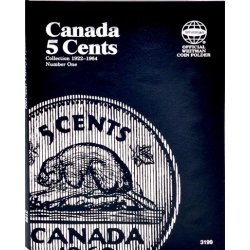 Whitman Folder 3199: Canadian 5 Cents Vol 1, 1922-1964