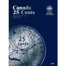 Whitman Folder 2483: Canadian 25 Cents Vol 3, 1953-1989