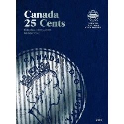 Whitman Folder 2484: Canadian 25 Cents Vol 4, 1990-2000