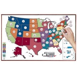 Littleton State Quarters Display Map (w/Territories)