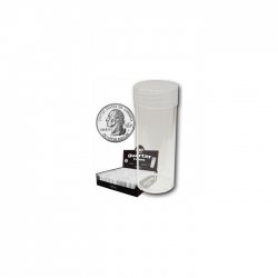 BCW Coin Tubes - Quarter - Case
