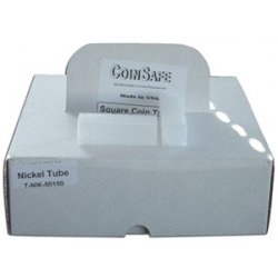 Coin Safe Square Tubes, Nickel Size - Case