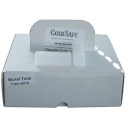 Coin Safe Square Tubes, Nickel Size - Case Coin Safe Square Tubes, Nickel Size - Case