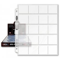 BCW Polypropylene Pages -- 20 2x2 Pockets