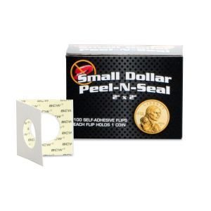 BCW Peel-N-Seal Flips 2X2 - Adhesive - Small Dollar