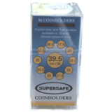 Supersafe Self-Adhesive Coin Holders 39.5mm Large Dollar