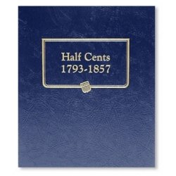 Whitman Album Half Cents