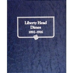 Whitman Album Liberty Head (Barber) Dimes 1892-1916