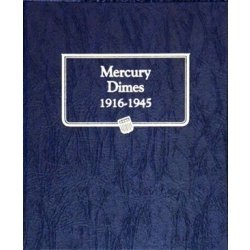 Whitman Album Mercury Dimes 1916-1945